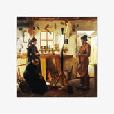 Two women visit the village artist to see the commissioned gravestone by Christen Dalsgaard - thumbnail_0_nf_67672a72b7c995d950163f5b